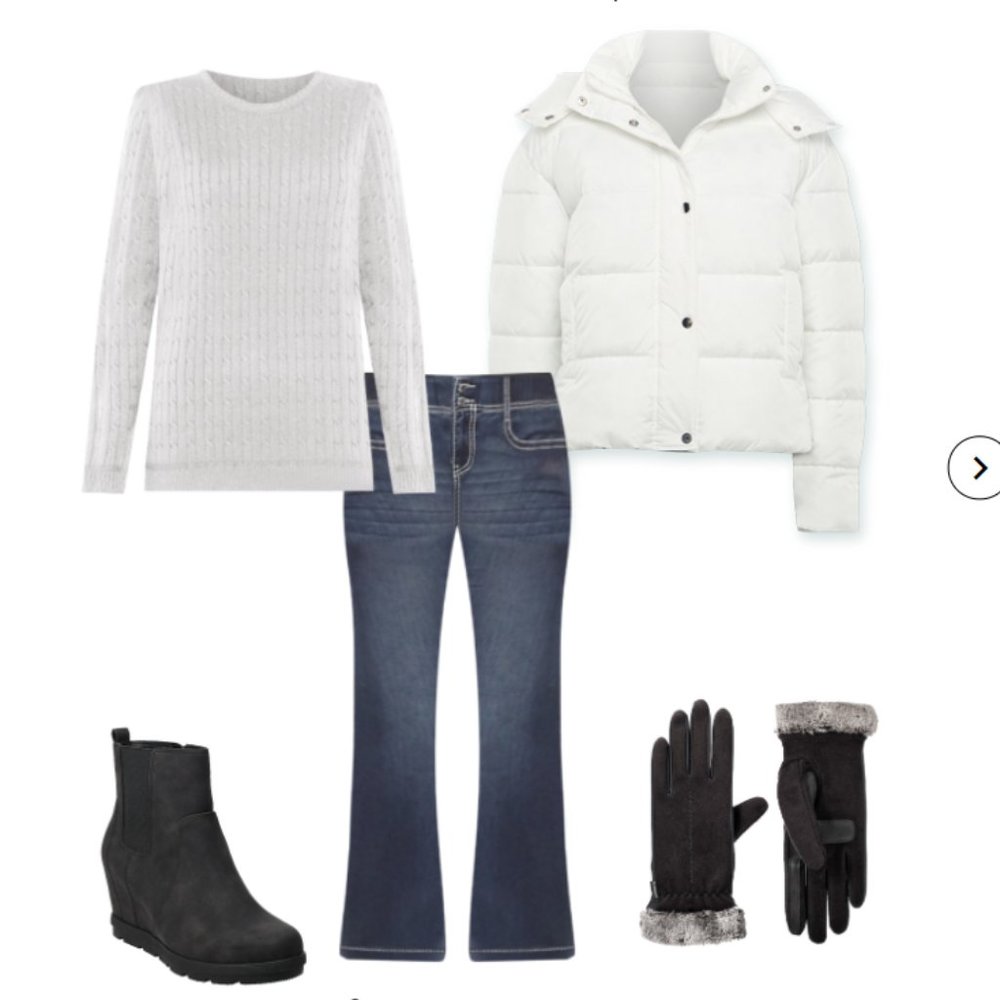 White Puffer Jacket - image 4